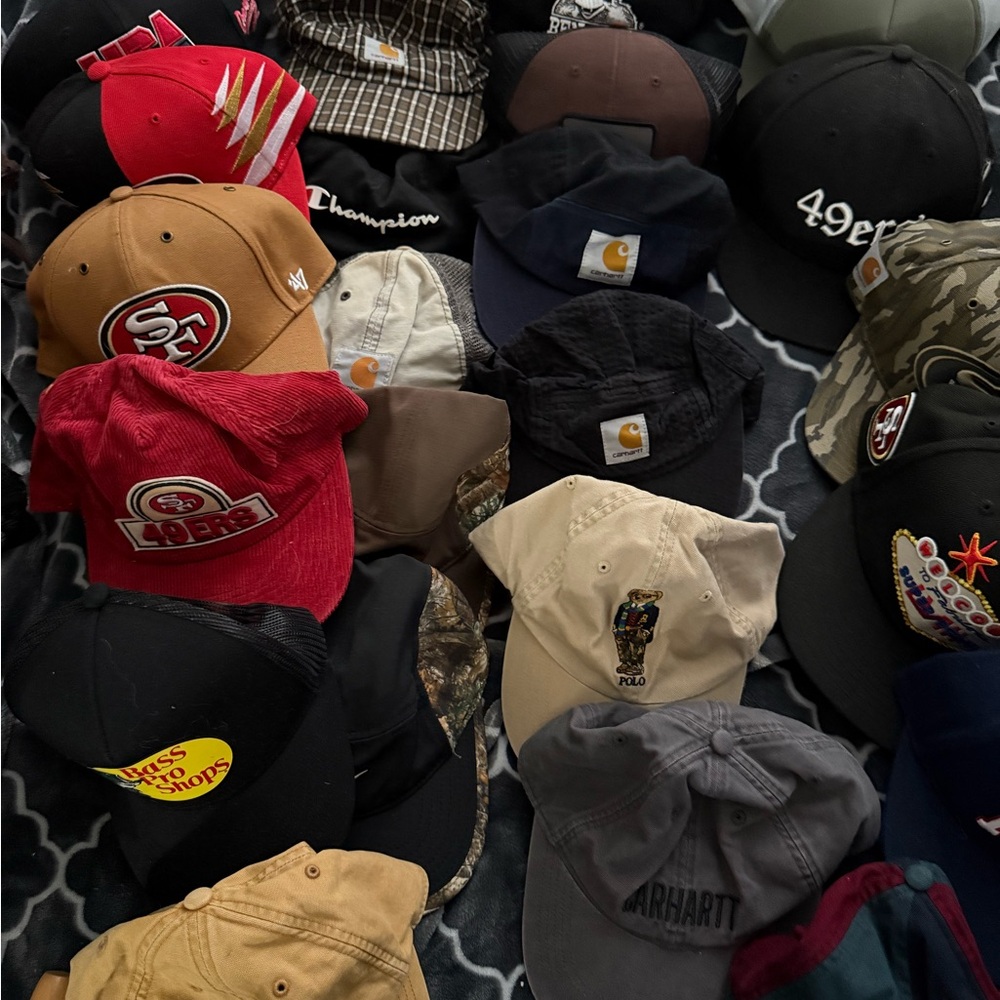 Assorted Baseball Caps Collection - image 2